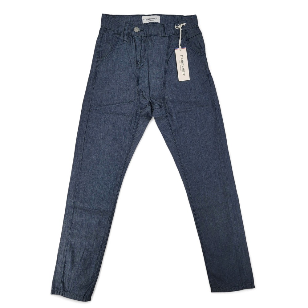 Etienne Marcel Skinny Crop Jeans 24 Blue NWT Made‎ in USA High Rise Stretch